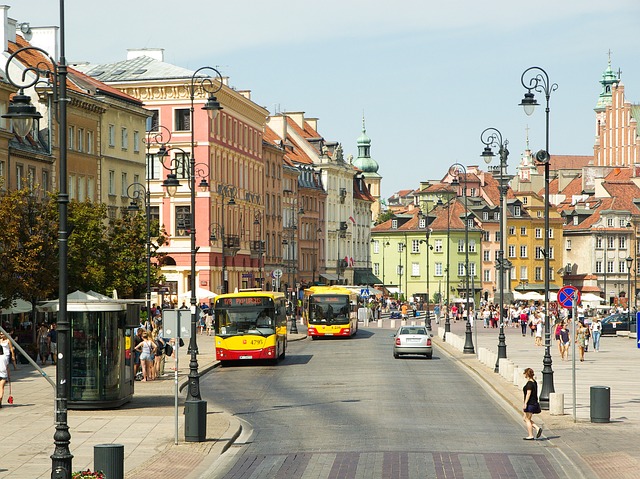 Город Варшава, Польша